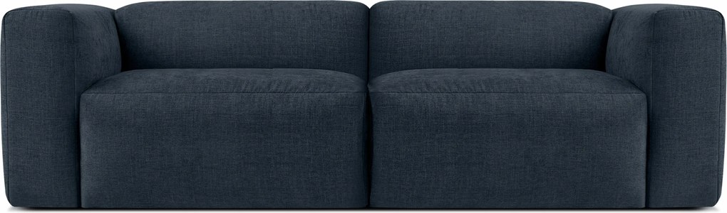 Modulárna dvojmiestna pohovka do obývačky Konsimo Buffo Tmavo modrá