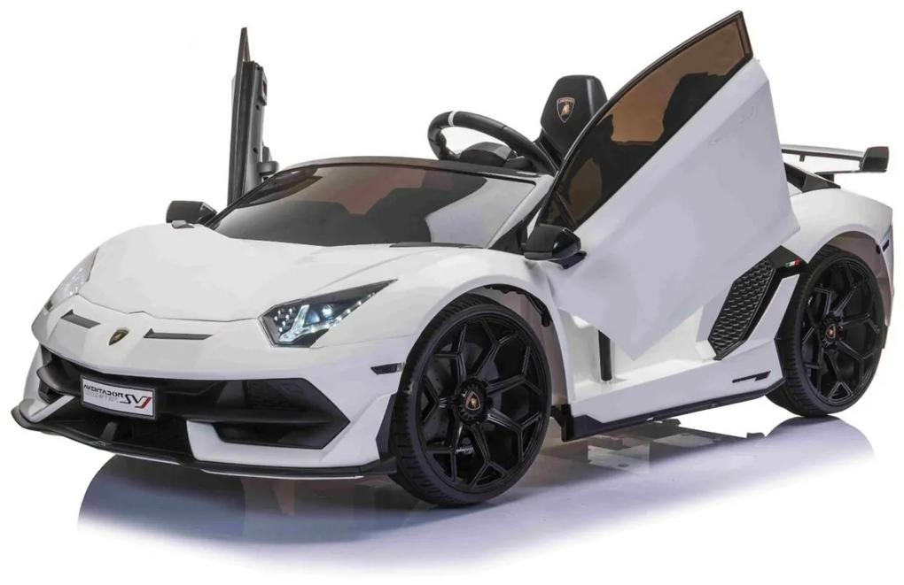 RAMIZ ELEKTRICKÉ AUTÍČKO - Lamborghini SVJ DRIFT - Čierne - 2 x 25 000 otáčok za minútu  - 2x12V7Ah BATÉRIA - 2023