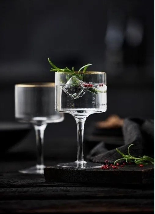 Súprava 4 pohárov na gin &amp; tonic Lyngby Glas Palermo, 320 ml