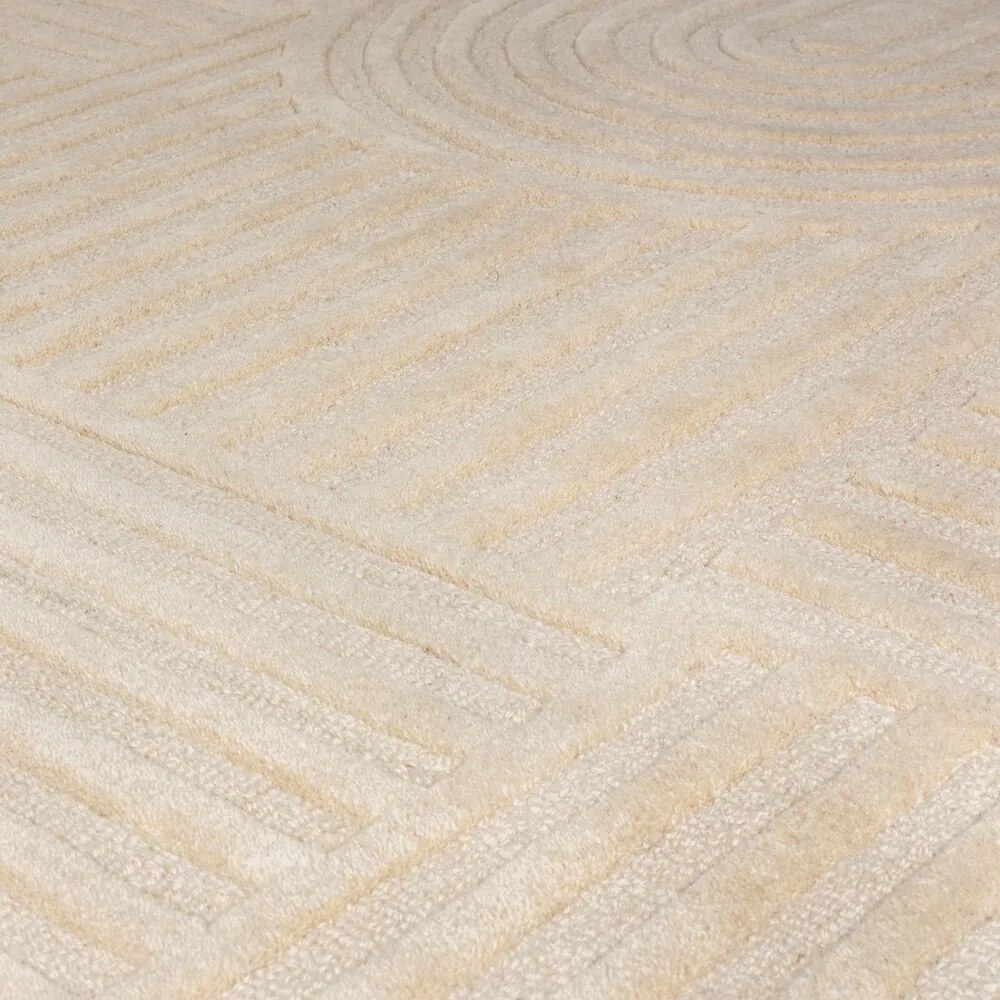 Flair Rugs, Kusový koberec Solace Zen Garden Natural, 160x230, béžová, obývacia izba