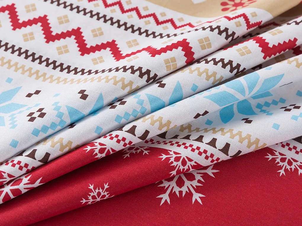 XPOSE® Predĺžené bavlnené Renforcé obliečky SANTA 1