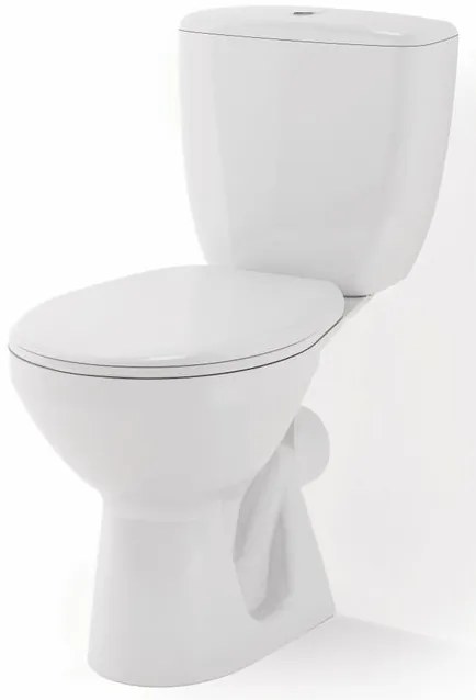 Cersanit MITO WC KOMBI 3/6 lit.- zadný rovný odpad + WC sedátko PP, TK001-009