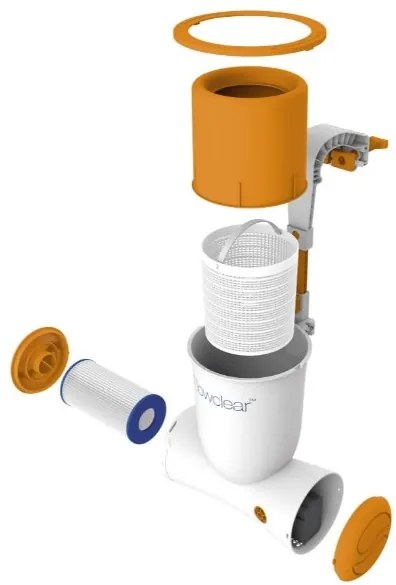 Bestway Filtračné čerpadlo FLOWCLEAR ™ SKIMATIC ™ 2574 l/h - 680 gal/h 58462