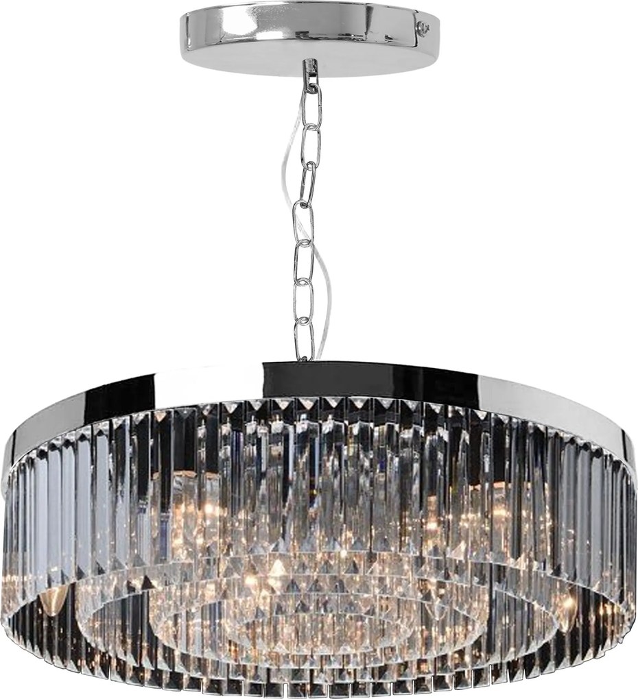 Toolight Toolight, stropné svietidlo 60cm, APP1532-8CP, chrómová, OSW-05169