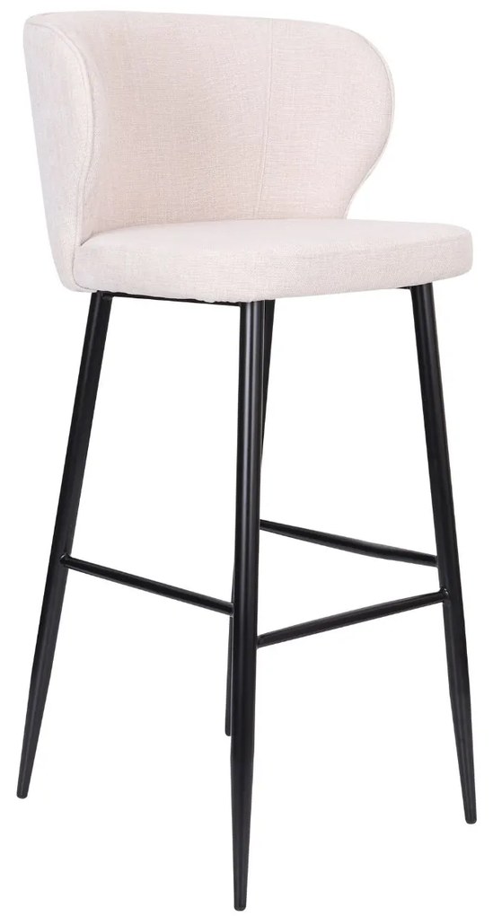 Barová stolička Meg Black, béžová