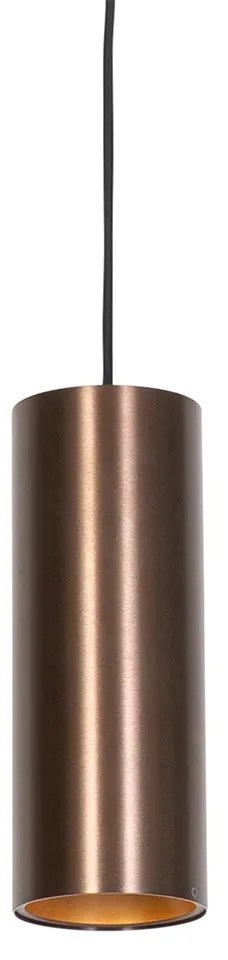 Inteligentné závesné svietidlo tmavý bronz Vrátane Wifi GU10 50mm - Tubo