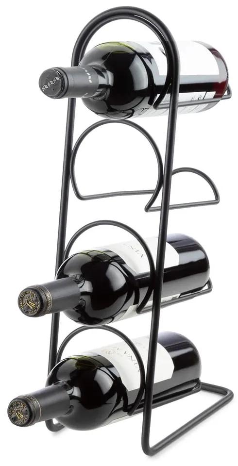 Kovový stojan na víno na 4 fľaše – Compactor