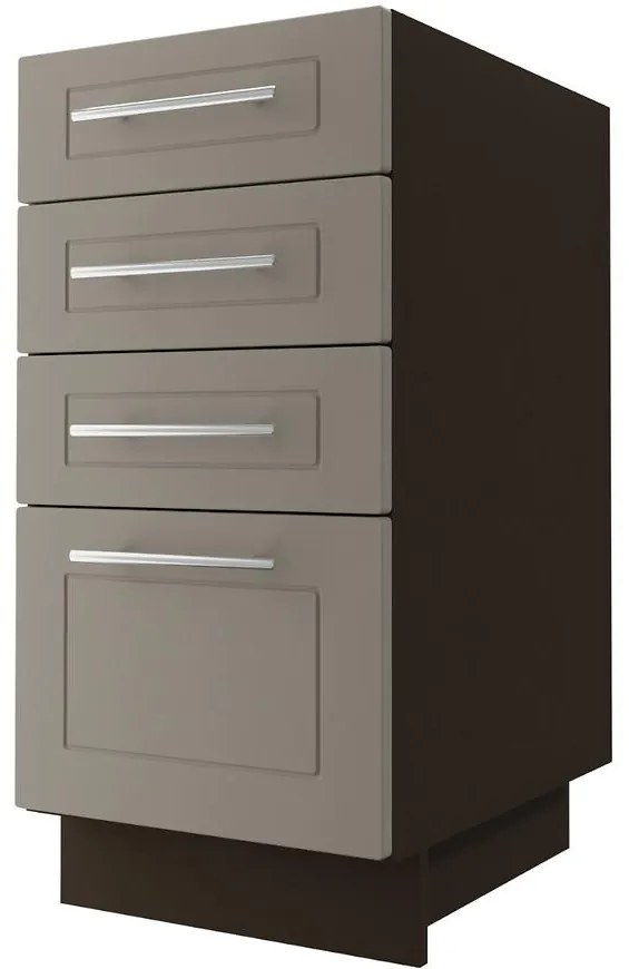 Kuchynská skrinka D4E/40 Quantum beige mat/lava