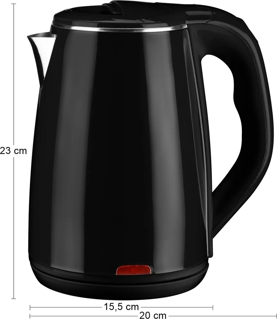 Rýchlovarná kanvica Ervin 1,8 l - čierna