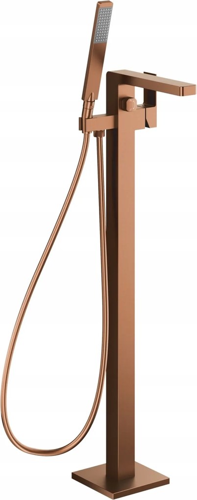 Kfa Voľne Stojaca Vaňová Batéria Logon, Brushed Rose Gold Pvd