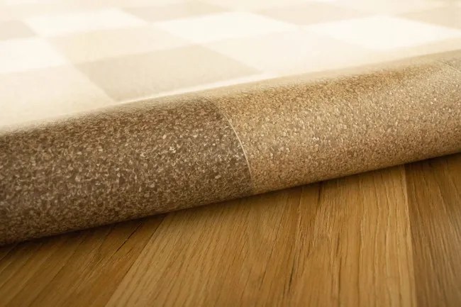 PVC podlaha Actual Plus Ice Diamond 7193 béžová / hnedá