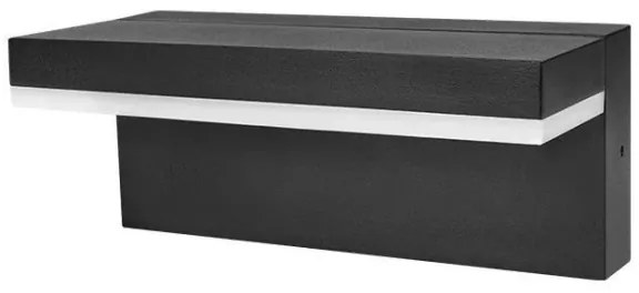 LED vonkajšie nástenné svietidlo LED/9W/230V 4000K IP44 čierne