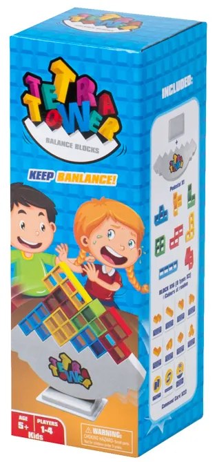 KIK Tetris Puzzle – Vyvažovanie blokov, rodinná logická hra pre deti 5+