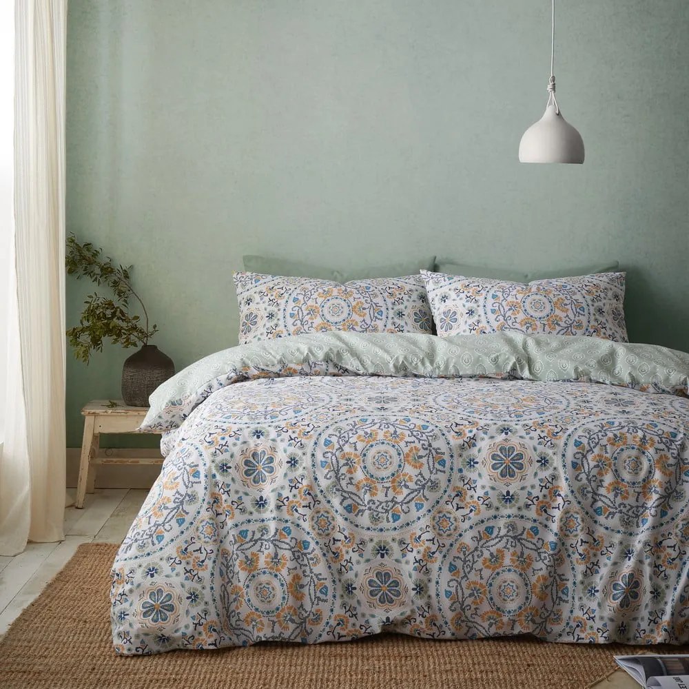 Obliečky na dvojlôžko 200x200 cm Safiya Mandala – Pineapple Elephant