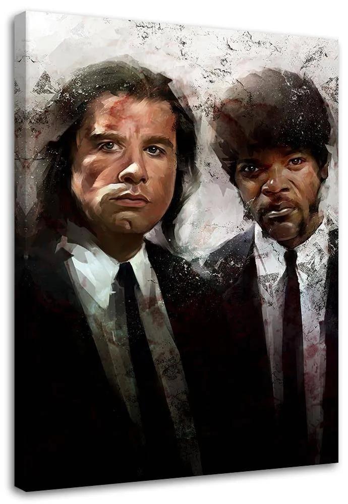 Gario Obraz na plátne Pulp Fiction, Vincent a Jules - Dmitry Belov Rozmery: 40 x 60 cm