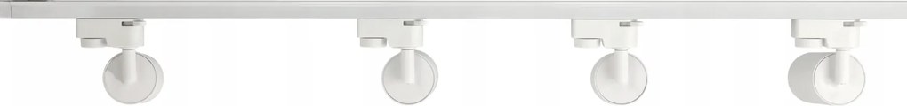 LED koľajnica 2m + 4x GU10 bodové žiarovky - sada
