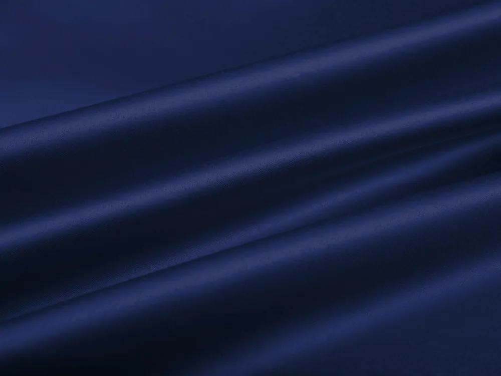 Biante Saténový oválny obrus polyesterový Satén LUX-L039 Námornícka modrá 100x140 cm