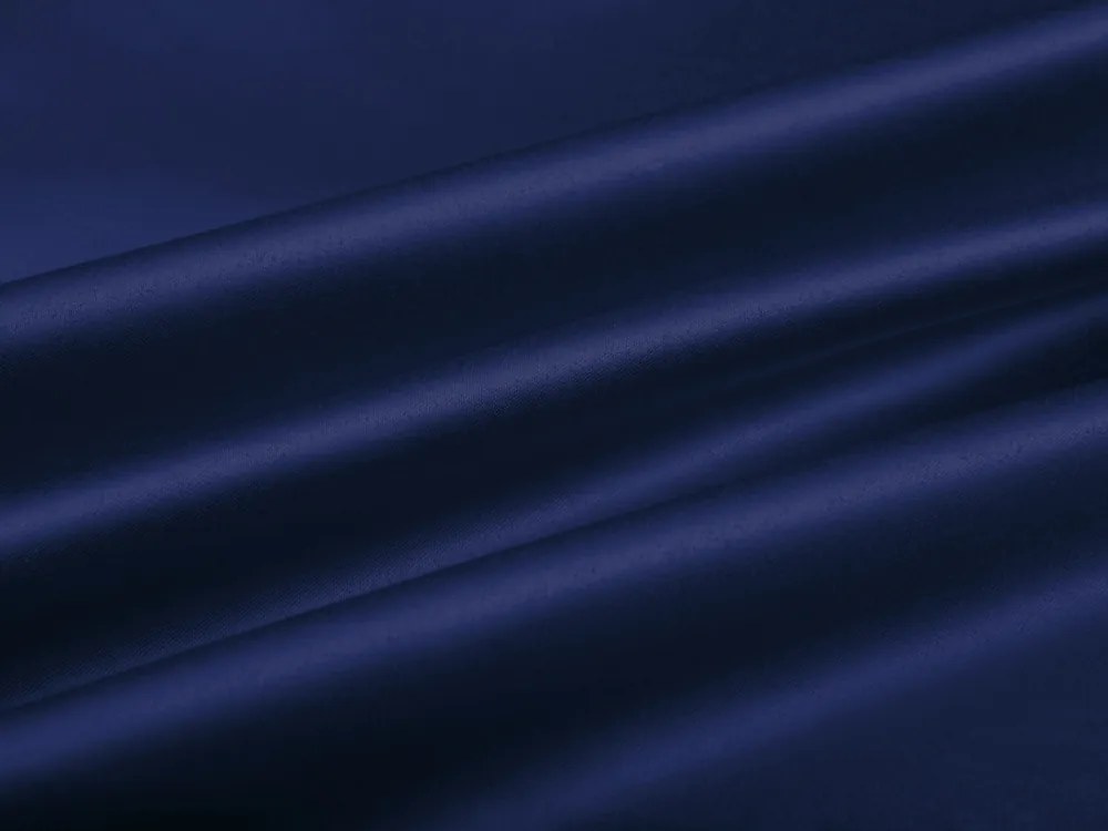 Biante Saténový záves LUX-L039 Námornícka modrá 140x180 cm