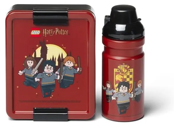 Detský desiatový box s fľašou 2 ks Harry Potter - LEGO®