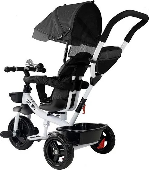 LEAN Toys Detská trojkolka PRO300 čierna