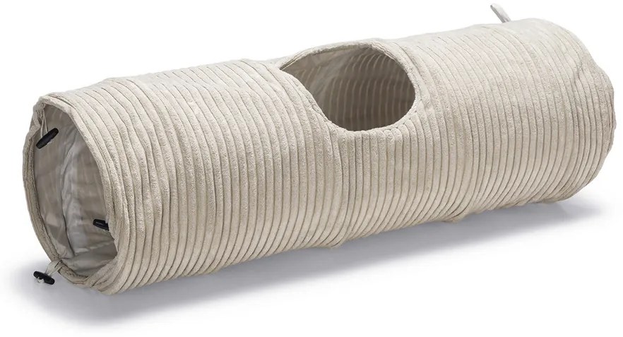 Dizajnový tunel pre mačky Lord greige menčester 75cm