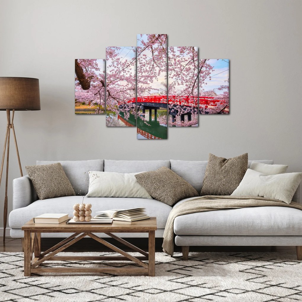 Obraz - Hirosaki, Japonsko (150x105 cm)