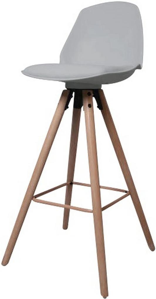Bighome - Barová stolička OSLO, sivá