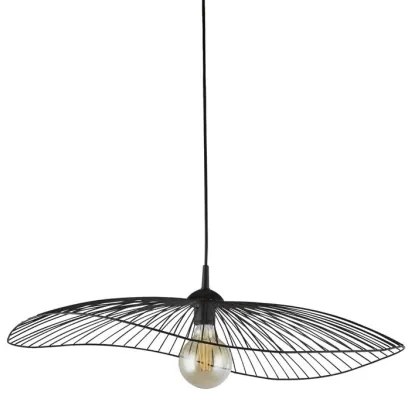 Searchlight 88550BK - Luster na lanku WAVE 1xE27/60W/230V čierna