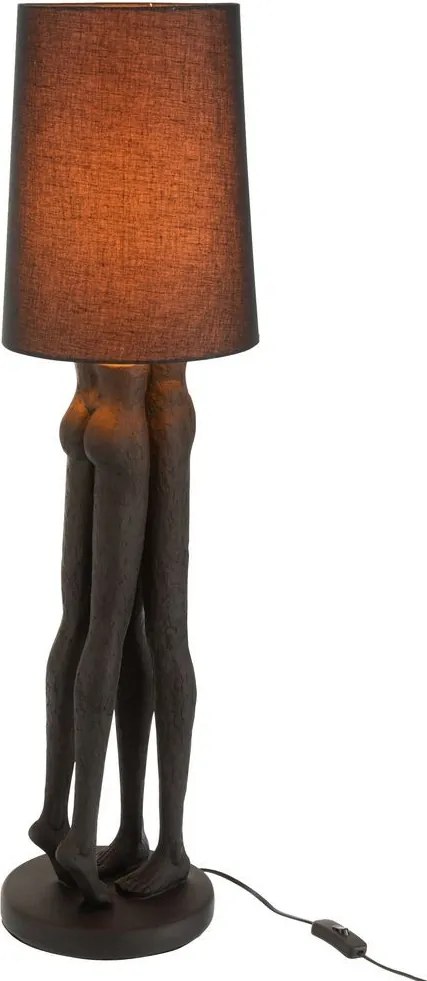 Biela stolná lampa súsošia ľudského páru Figurines – Ø 24*90 cm E27 / 60W