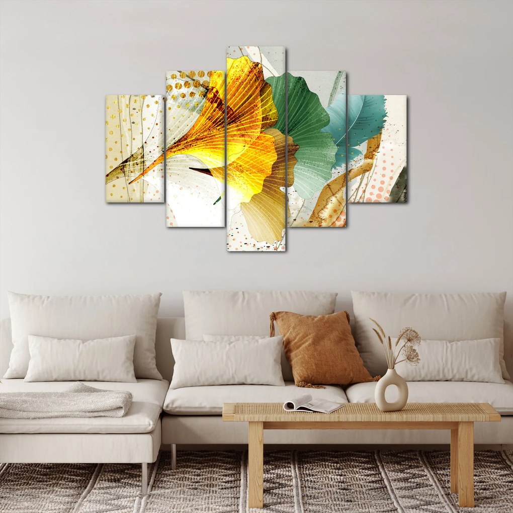Obraz - Listy (150x105 cm)