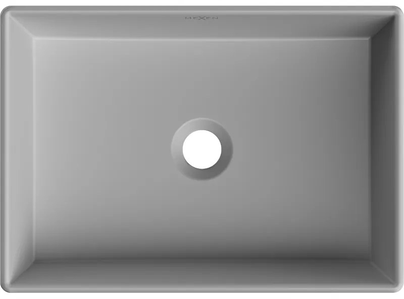 Mexen Goya, umývadlo na dosku 45 x 32 cm, svetlá šedá matná, 22184561