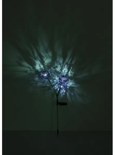 Globo 33599P - LED Solárne svietidlo SOLAR 3xLED/0,06W/3V 5000K IP44 fialová