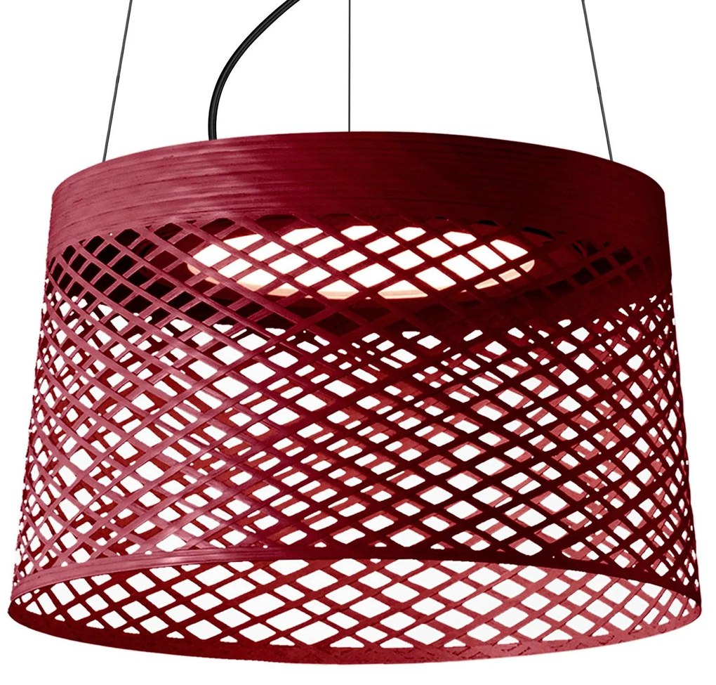 Foscarini Twiggy Grid závesné LED svetlo, červená