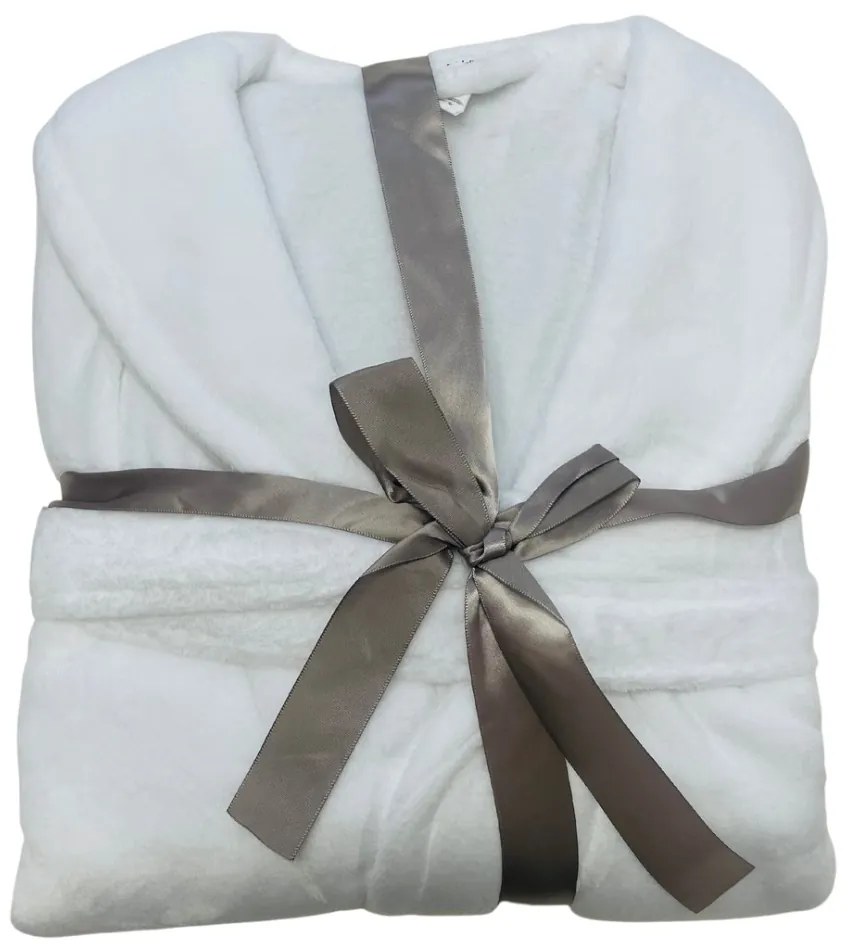 Župan z mikrovlákna King Biely TiaHome - XL