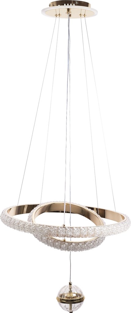 Toolight Toolight, stropné svietidlo 50cm, 160W, 4000K, 5000lm, G143-CP, zlatá, OSW-02613