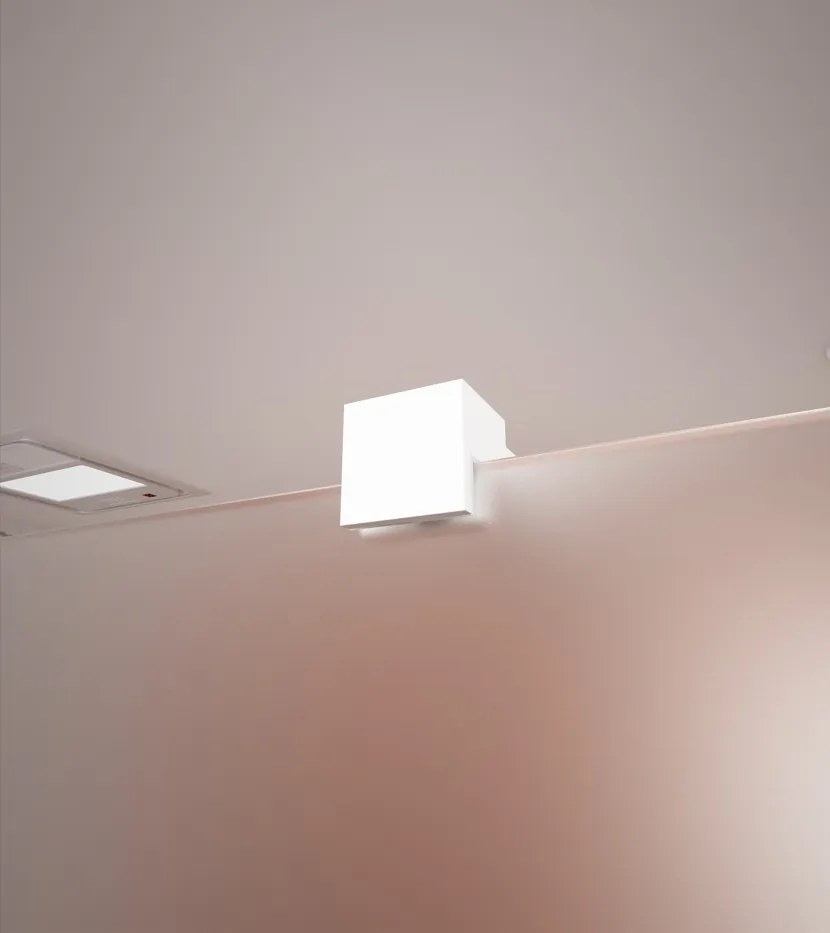 Erga Paris, sprchová zástena Walk-In 100x200 cm, 8mm sklo námraza, biely profil, ERG-V02-PARIS-100x200-FR-WH