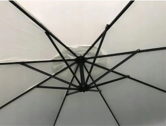 Bestent Záhradný skladací tmavo šedý slnečník 350cm BS99/93