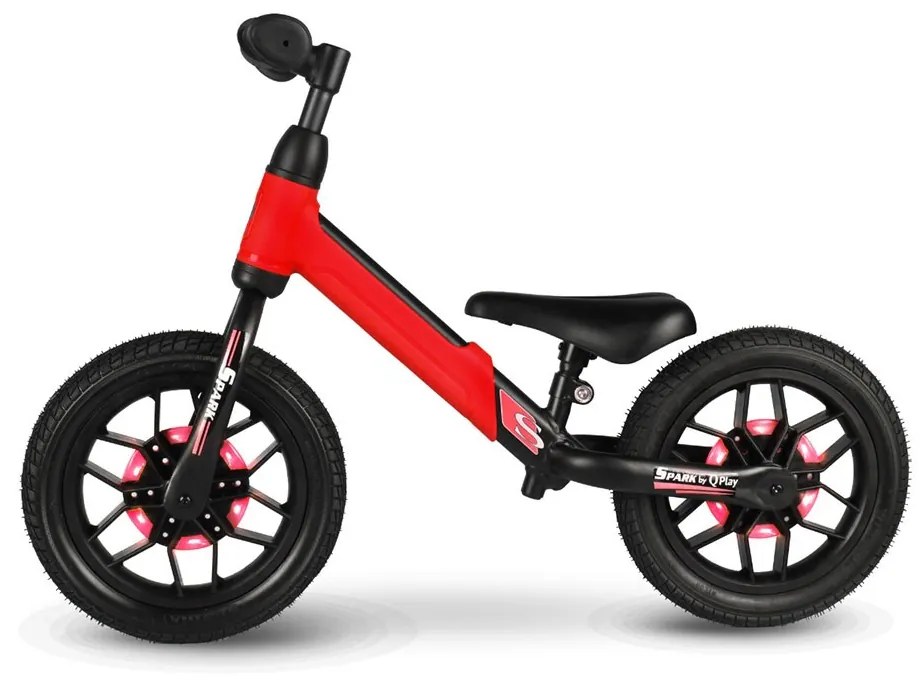 Detský balančný bicykel Qplay Spark červený