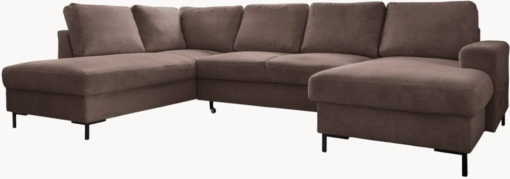 Menčestrová rohová rozkladacia pohovka Lofty Lilly (8-miestna)