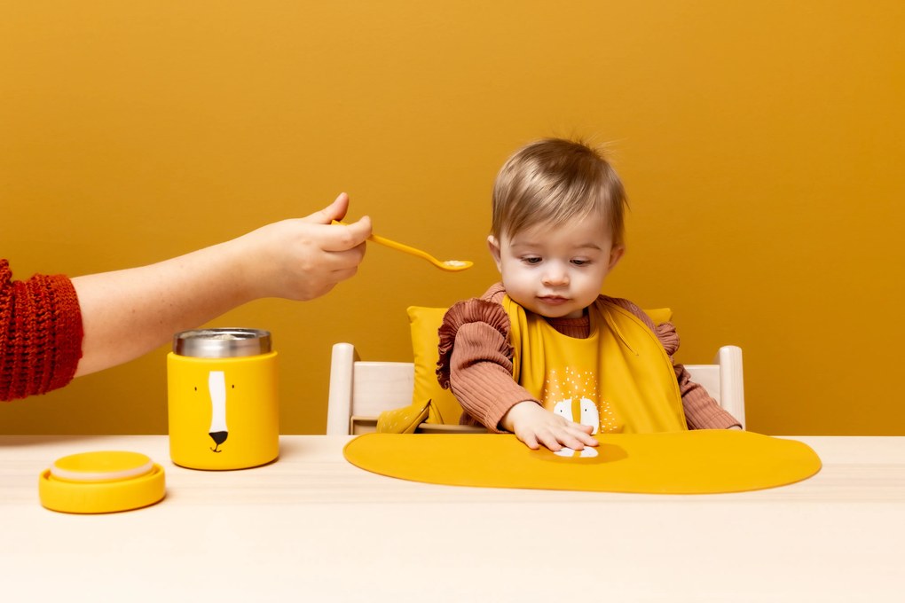 Detské silikónové lyžičky 2 ks Mr. Lion