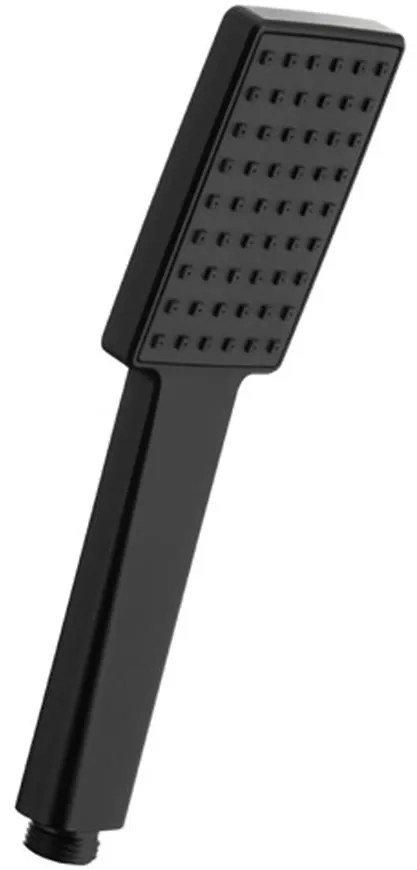 Ručná sprcha čierna rovná Logon Black 1F