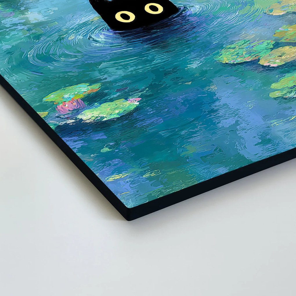 DUBLEZ | Moderný impresionistický obraz - Mačka