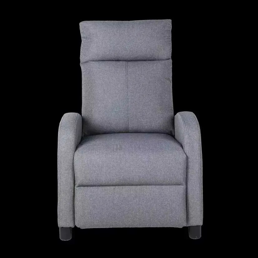 LuxuryForm DESIGN Televízne kreslo RUFO s polohovaním - sivé