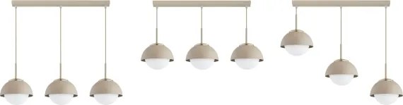 Brilagi - Luster na lanku COSMO 3xE27/60W/230V béžová/zlatá