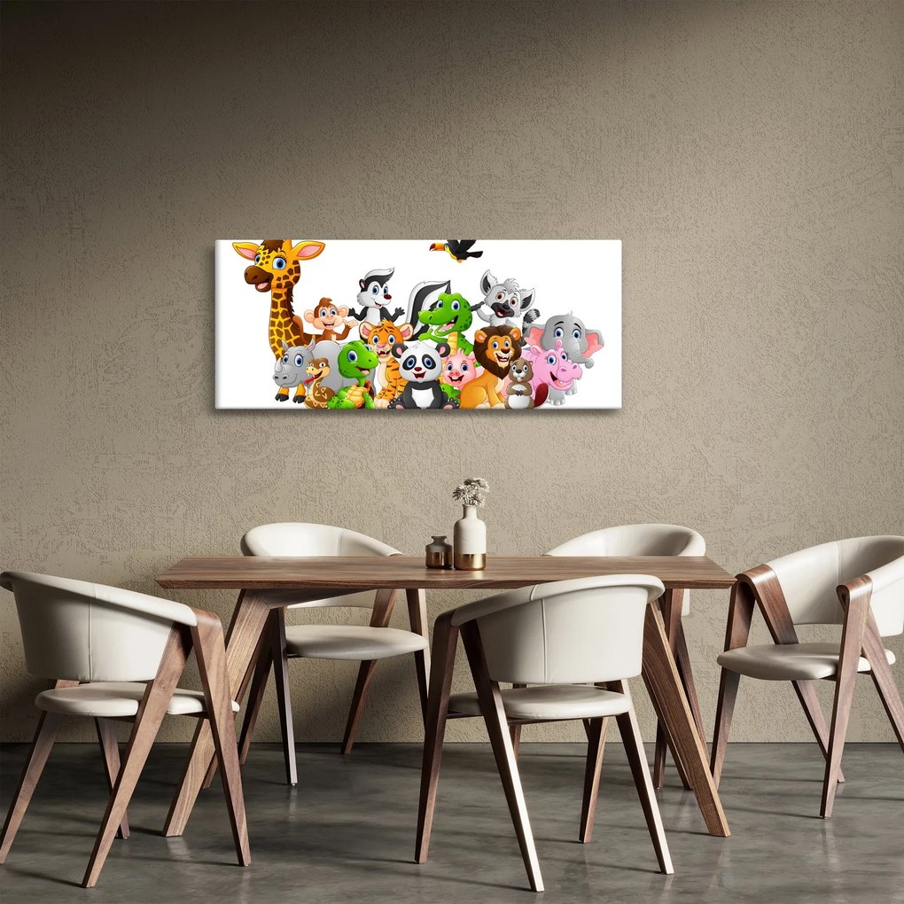 Obraz zvieratiek (120x50 cm)