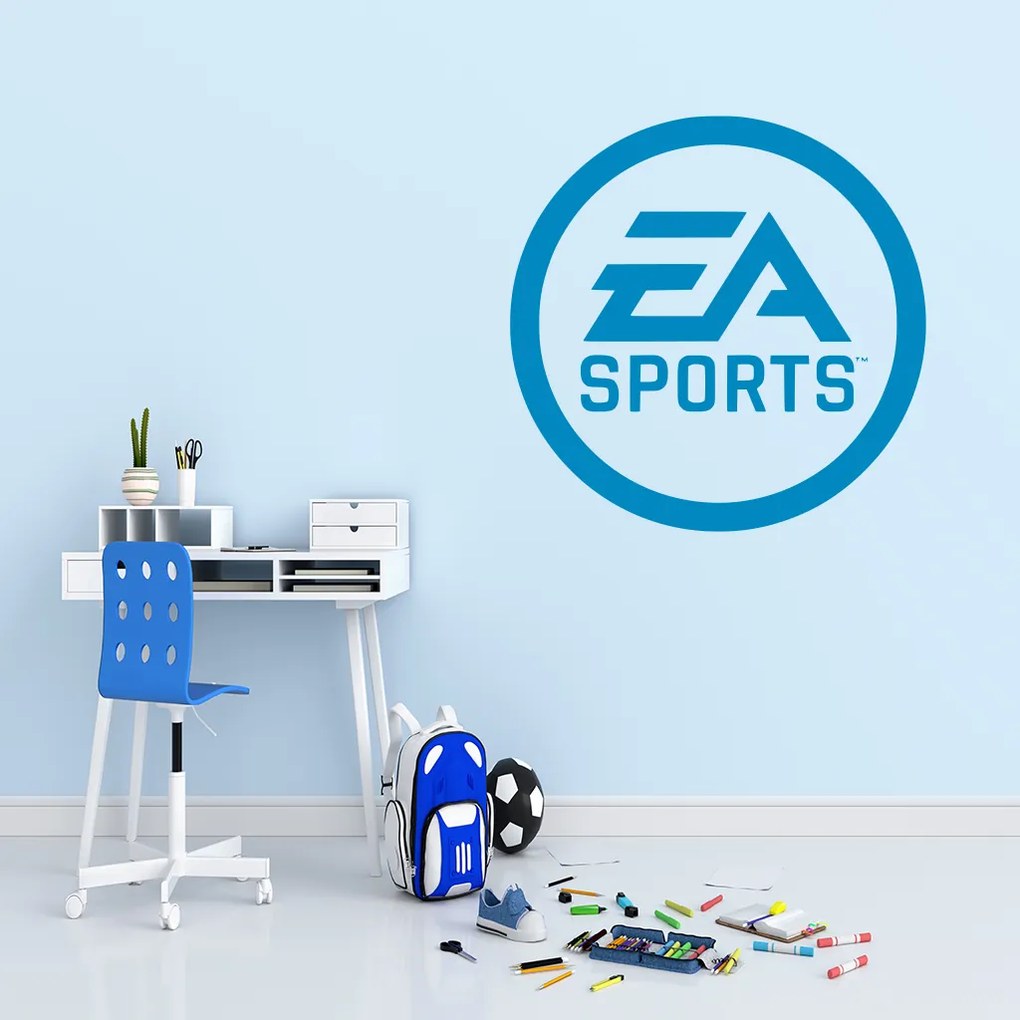 Veselá Stena Samolepka EA Sports Farba: fialová, Veľkosť: 100 x 100 cm