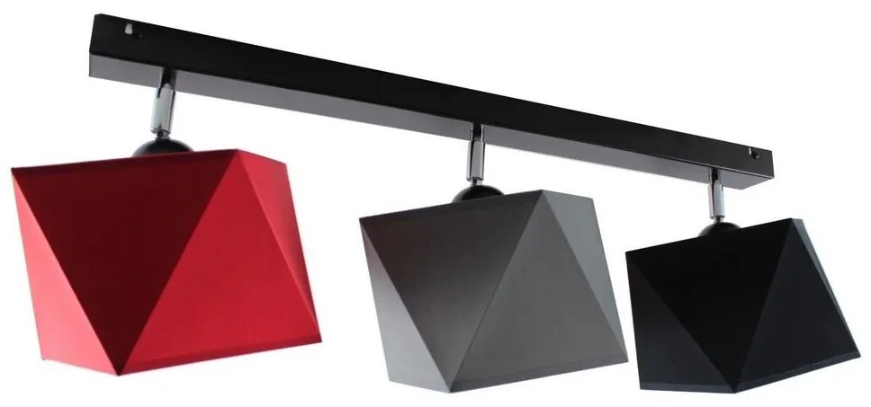 Prisadený luster DIAMENT 3xE27/60W/230V