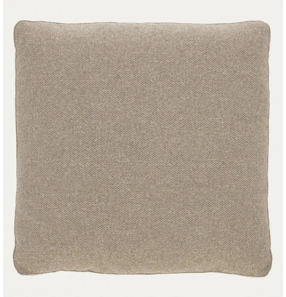 Béžový ženilkový vankúš na gauč Blok – Kave Home