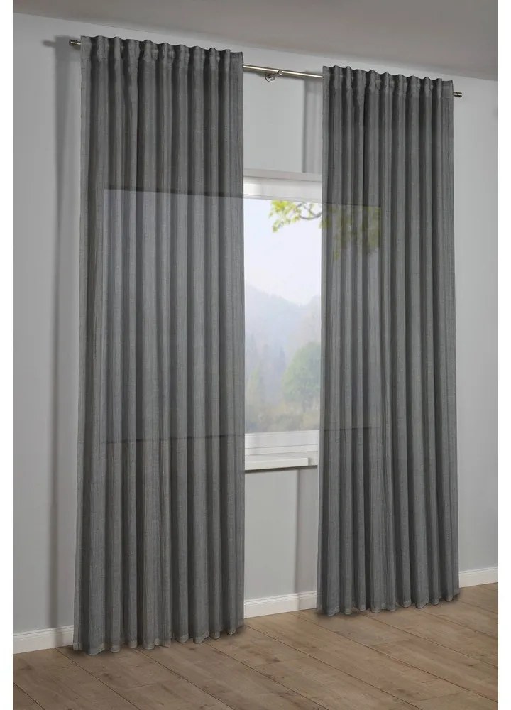 Tmavosivý záves 135x245 cm Etamine – Sehlbach