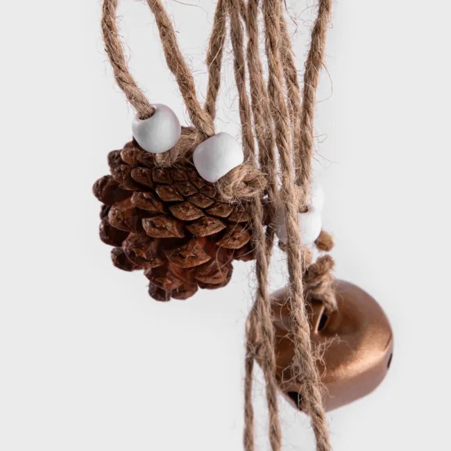 Závesná vianočná dekorácia TIRO s borovicovými šiškami 713552